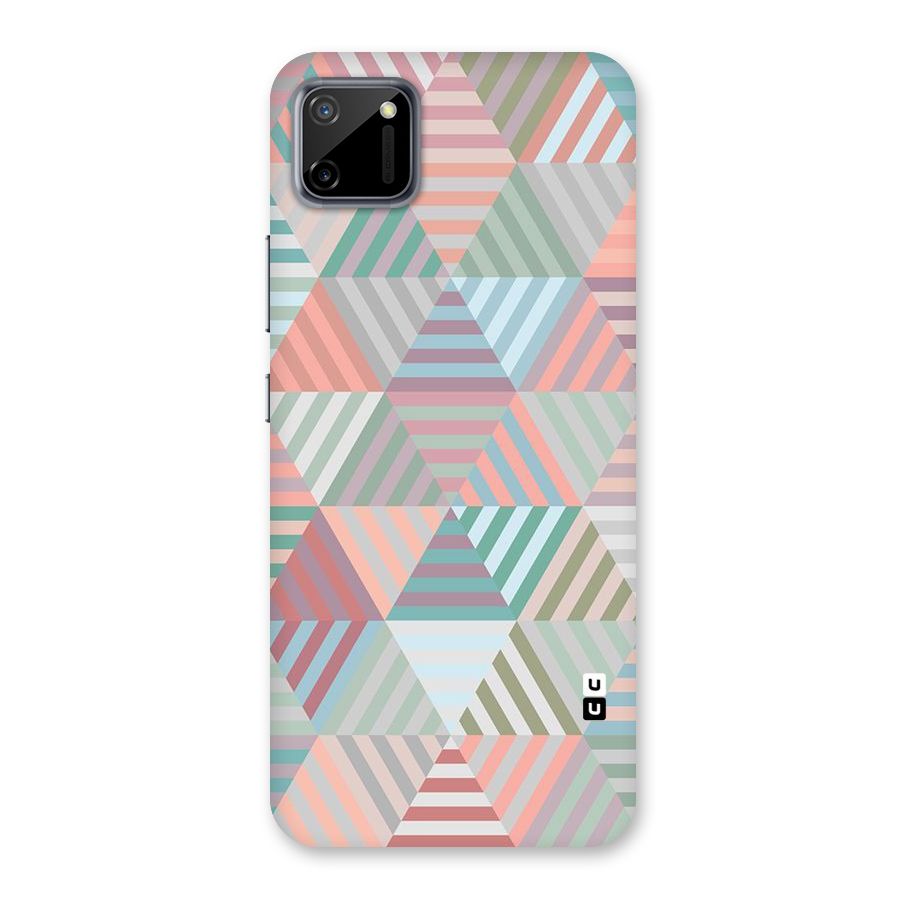 Abstract Triangle Lines Back Case for Realme C11