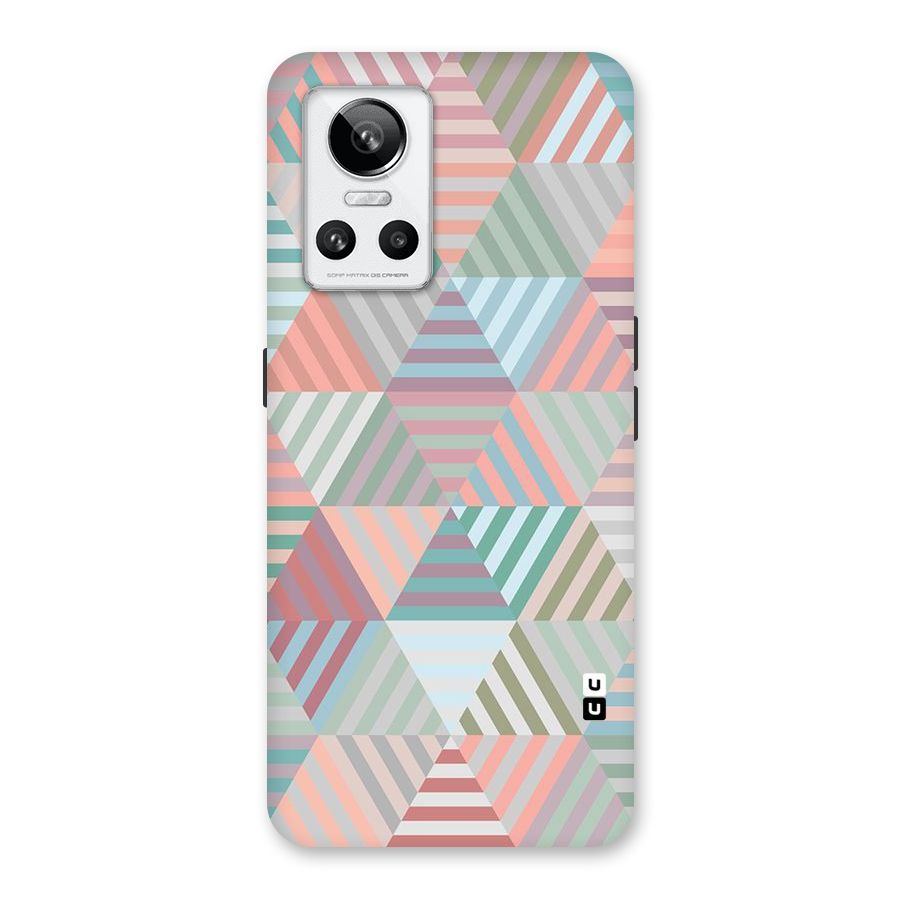 Abstract Triangle Lines Back Case for Realme GT Neo 3