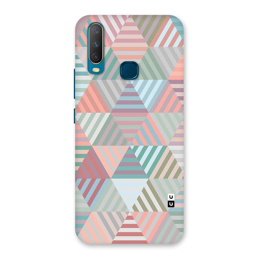 Abstract Triangle Lines Back Case for Vivo U10
