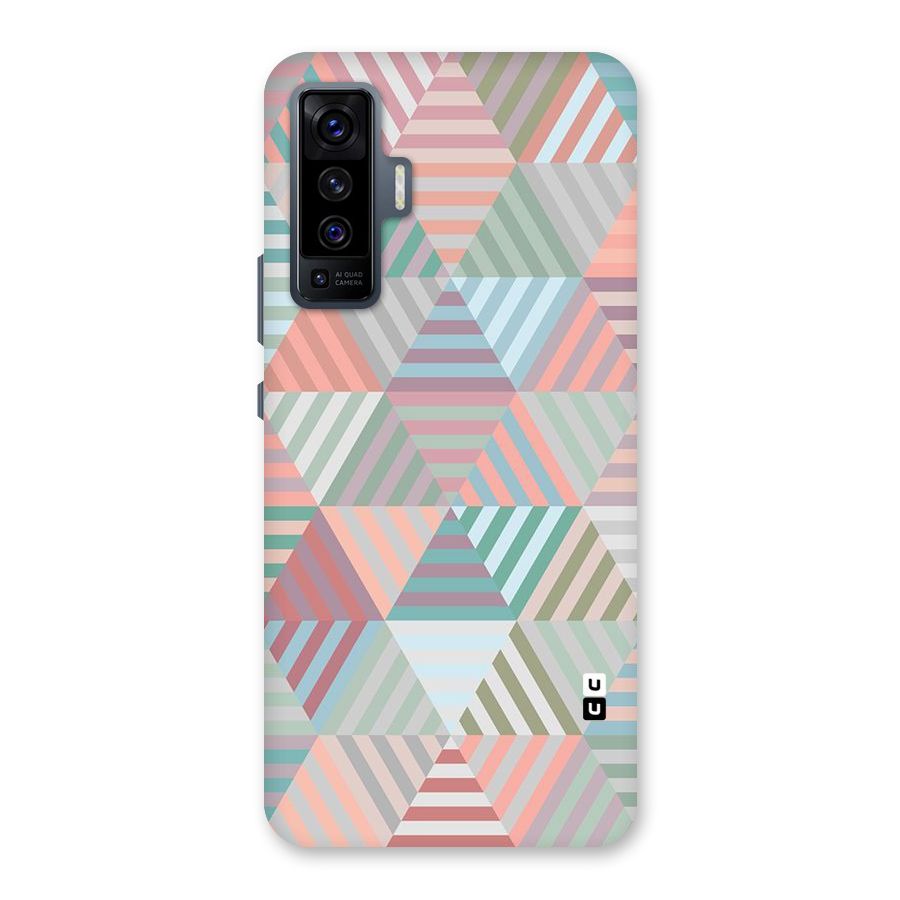 Abstract Triangle Lines Back Case for Vivo X50