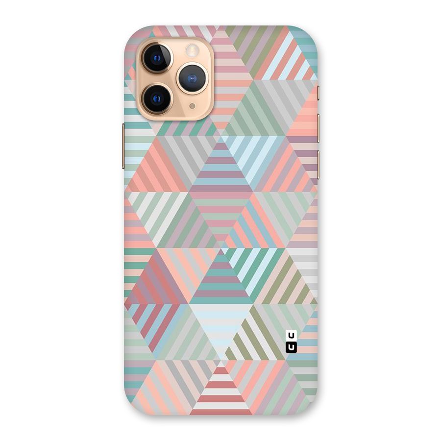 Abstract Triangle Lines Back Case for iPhone 11 Pro