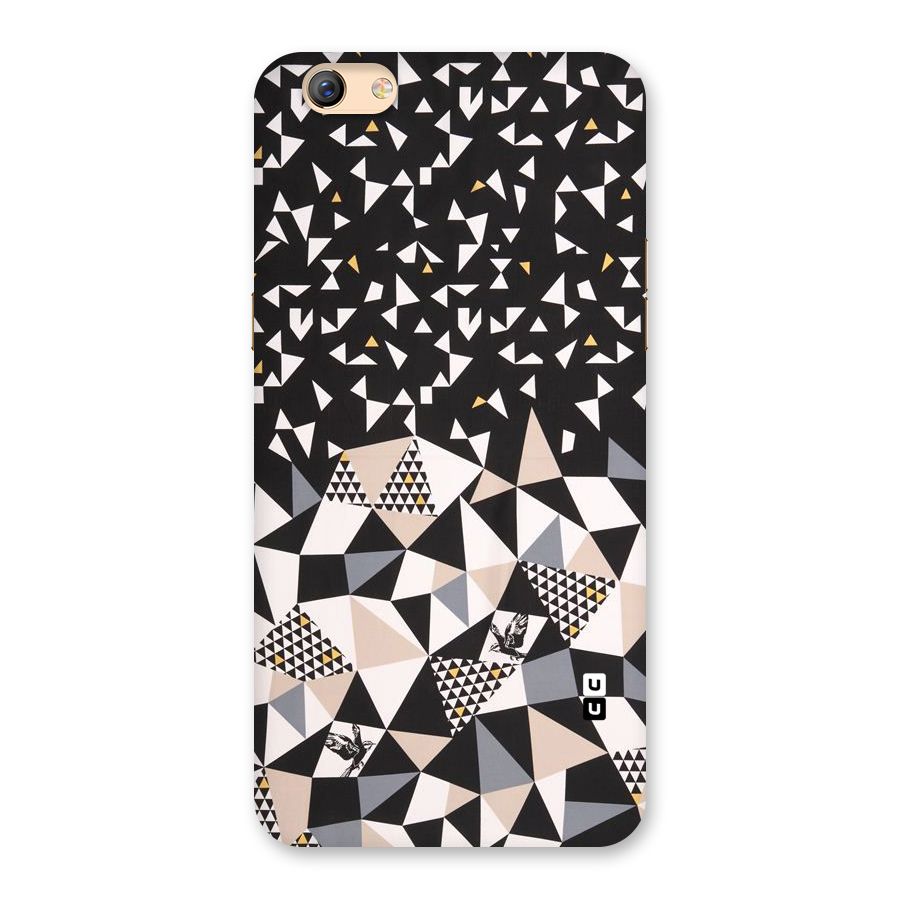 Abstract Varied Triangles Back Case for Oppo F3 Plus