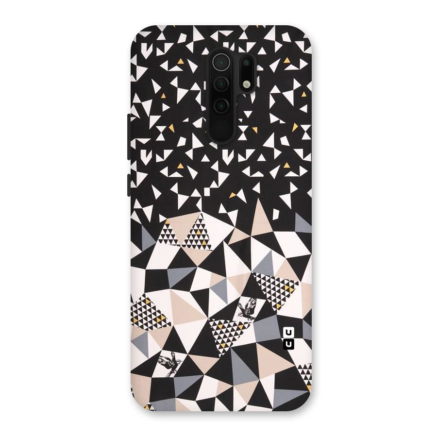 Abstract Varied Triangles Back Case for Poco M2