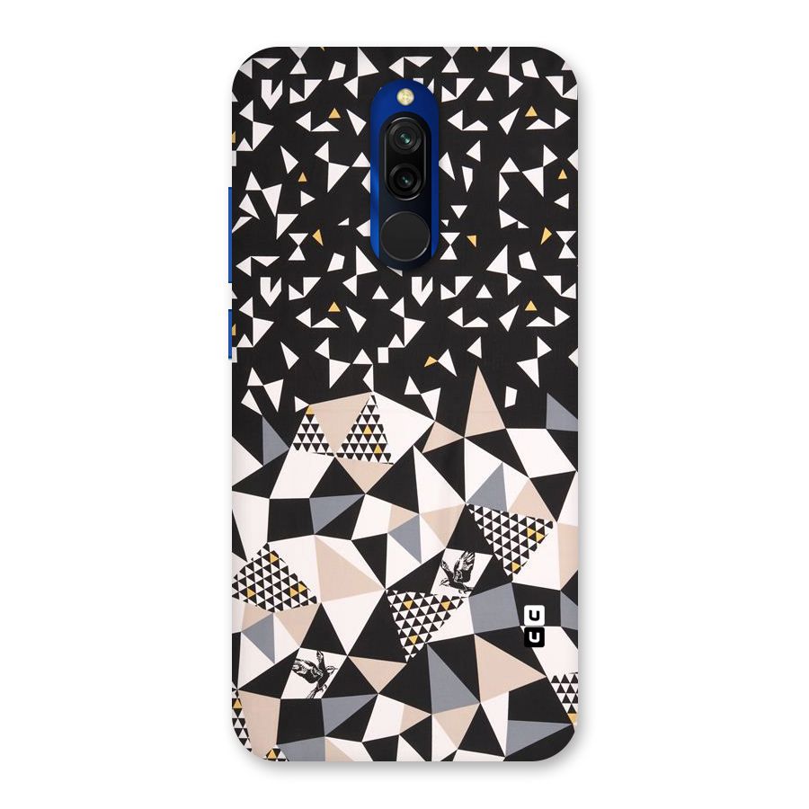 Abstract Varied Triangles Back Case for Redmi 8