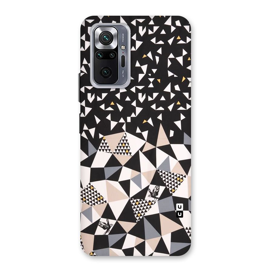 Abstract Varied Triangles Back Case for Redmi Note 10 Pro