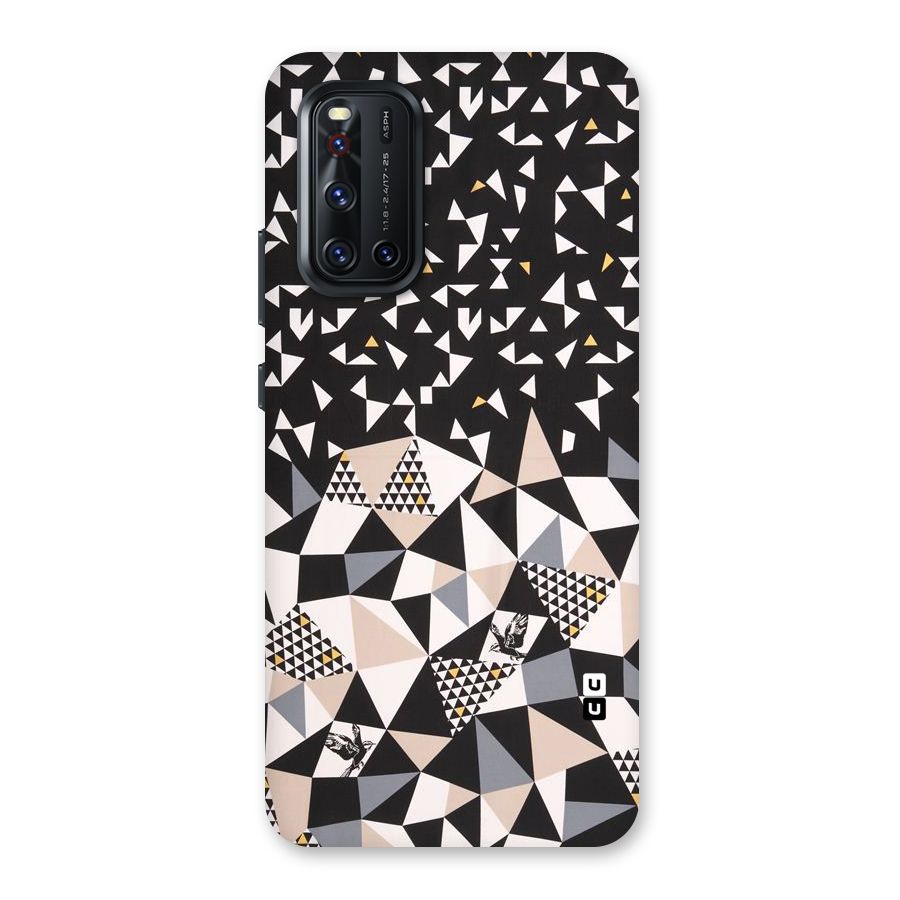 Abstract Varied Triangles Back Case for Vivo V19