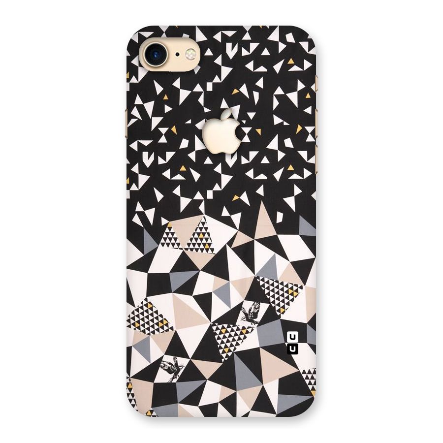 Abstract Varied Triangles Back Case for iPhone 7 Apple Cut