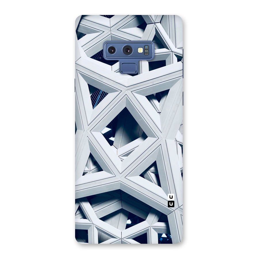 Abstract White Lines Back Case for Galaxy Note 9