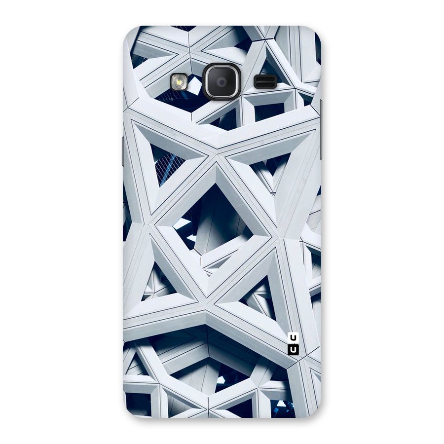 Abstract White Lines Back Case for Galaxy On7 2015