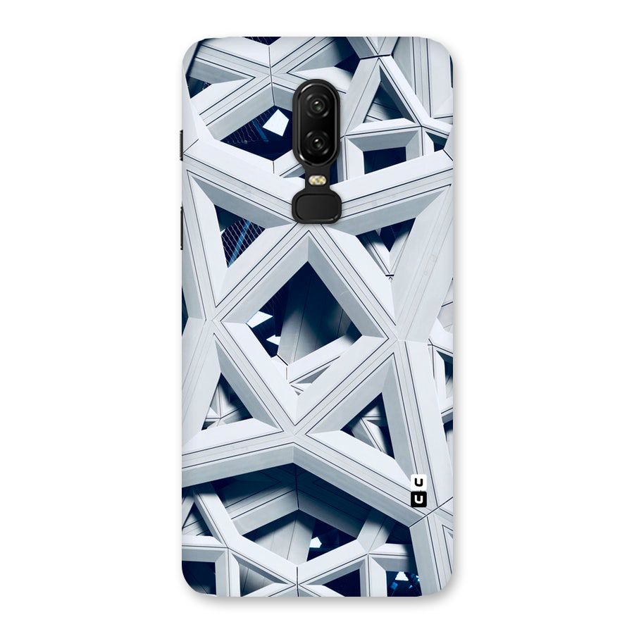 Abstract White Lines Back Case for OnePlus 6