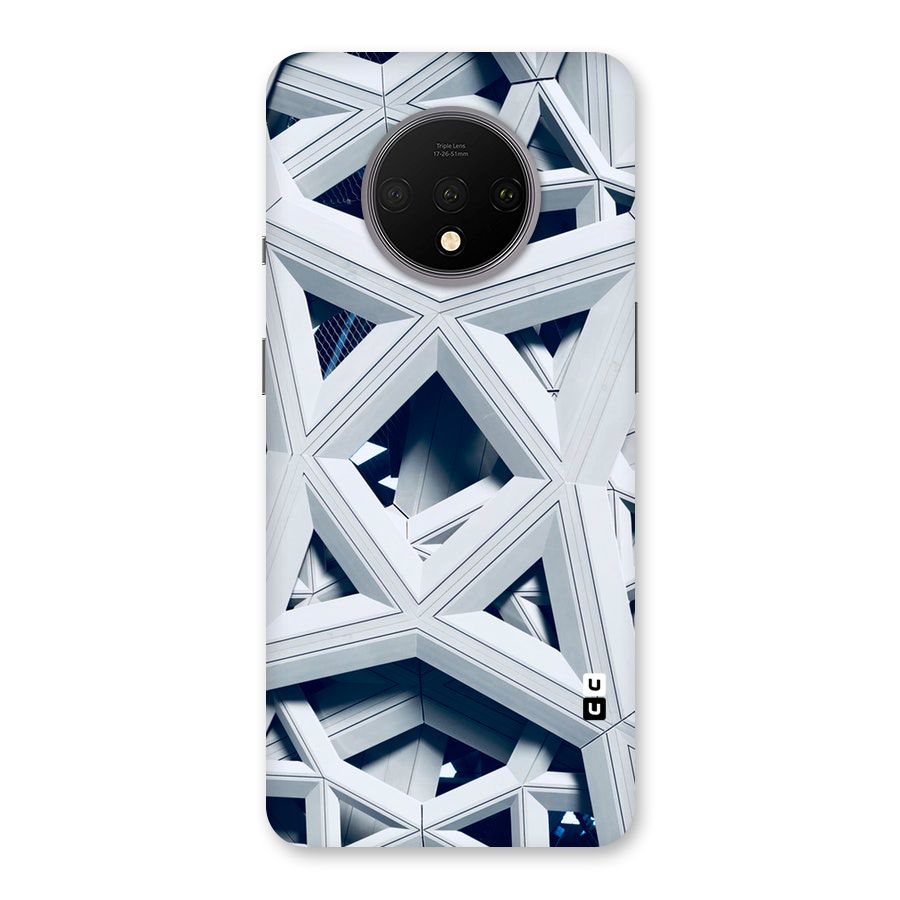 Abstract White Lines Back Case for OnePlus 7T