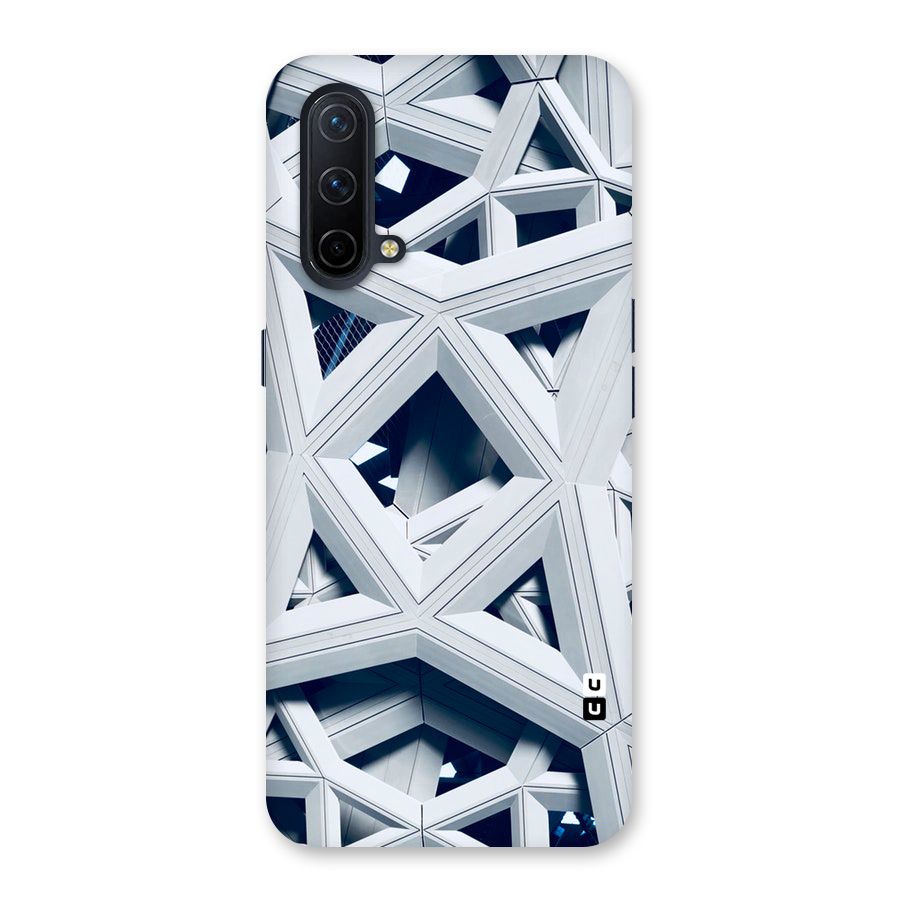 Abstract White Lines Back Case for OnePlus Nord CE 5G