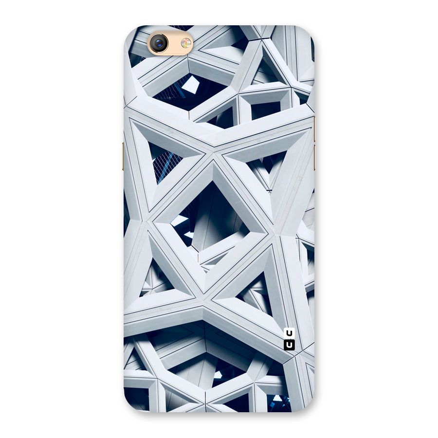 Abstract White Lines Back Case for Oppo F3 Plus