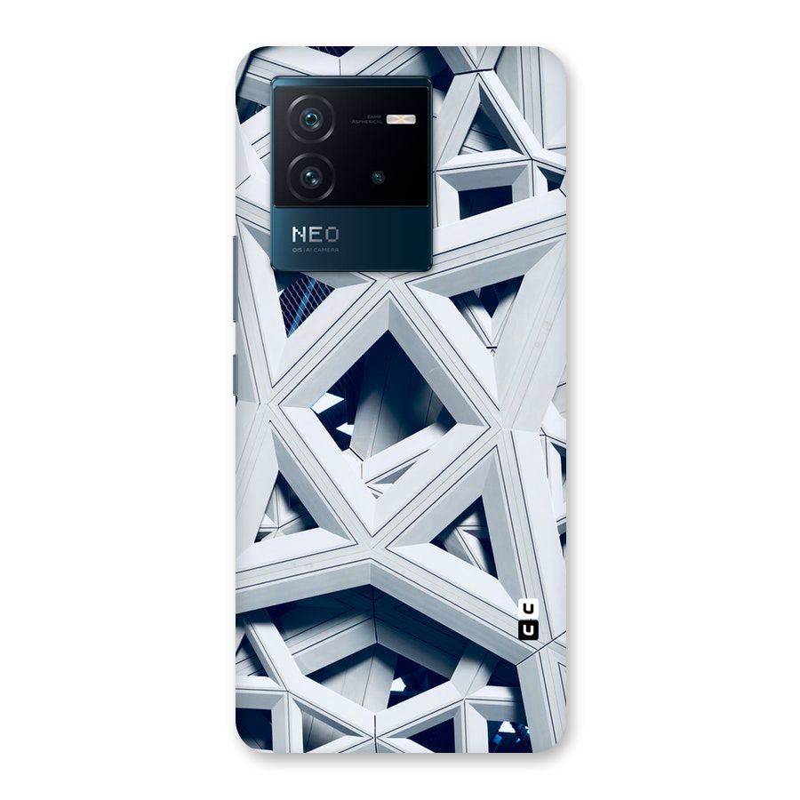 Abstract White Lines Back Case for Vivo iQOO Neo 6 5G