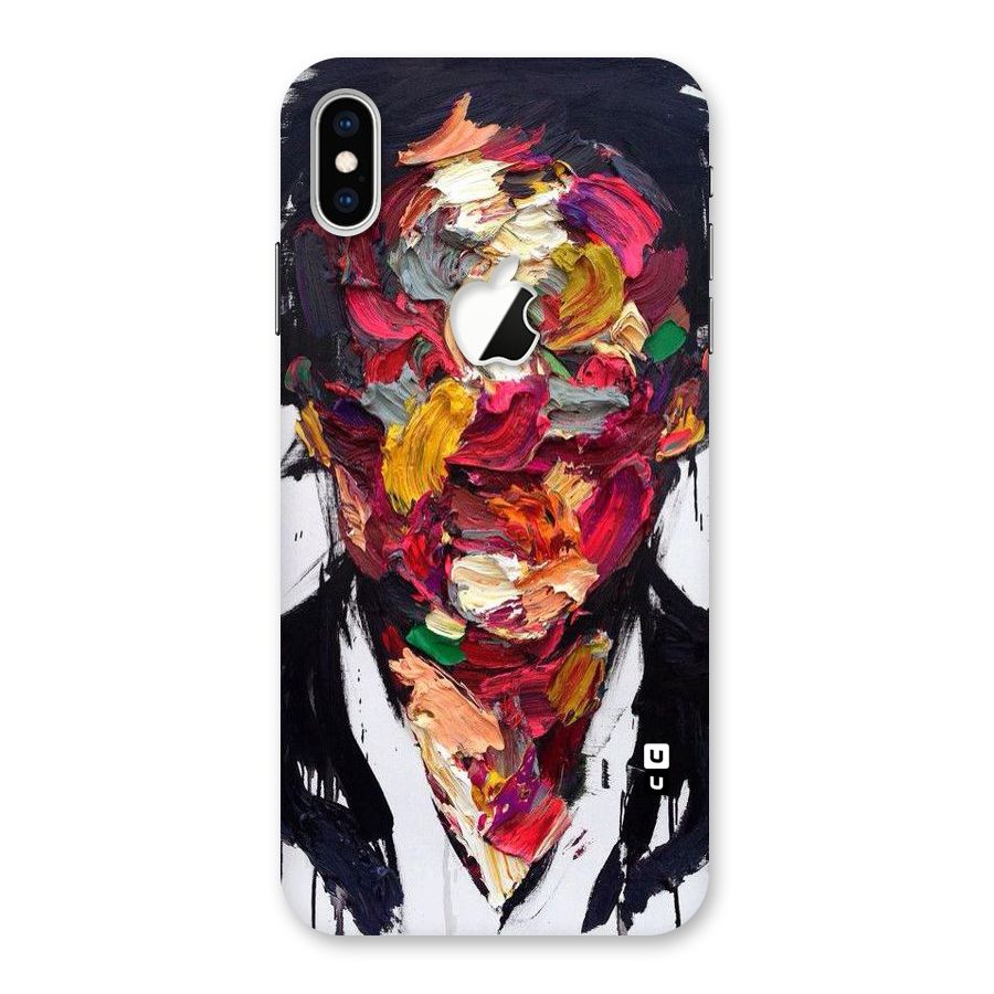 Acrylic Face Back Case for iPhone XS Max Apple Cut