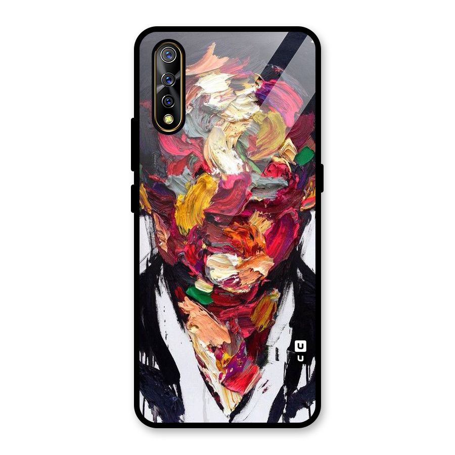 Acrylic Face Glass Back Case for Vivo S1