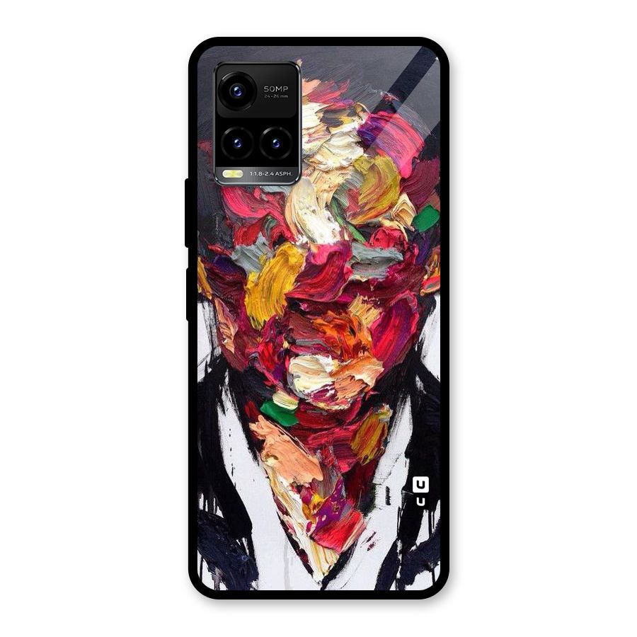 Acrylic Face Glass Back Case for Vivo Y21A