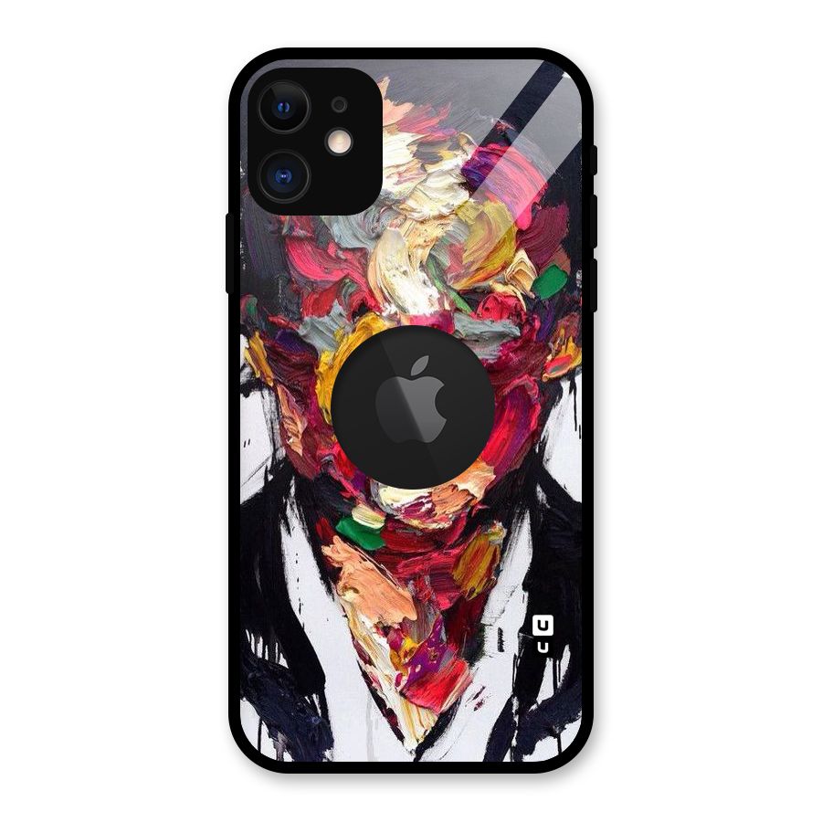Acrylic Face Glass Back Case for iPhone 11 Logo Cut