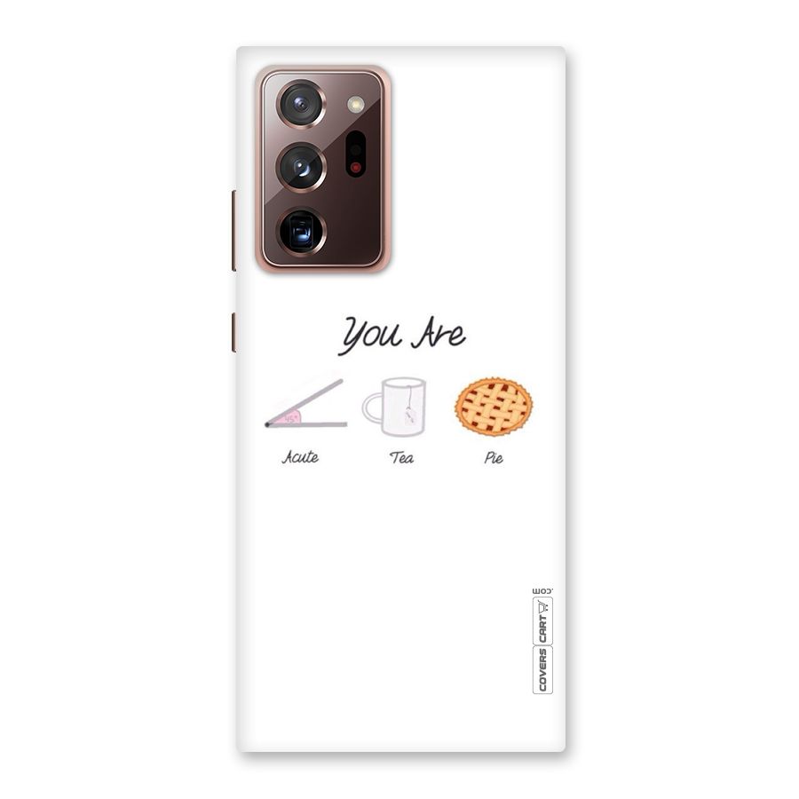 Acute Tea Pie Back Case for Galaxy Note 20 Ultra