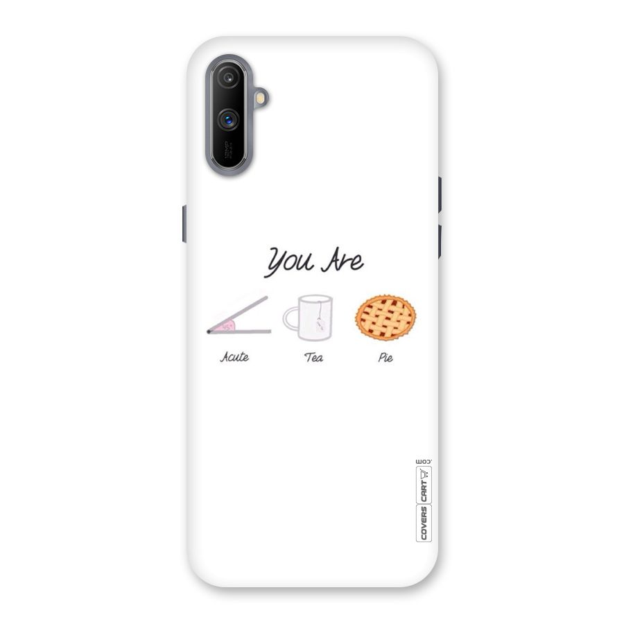 Acute Tea Pie Back Case for Realme C3