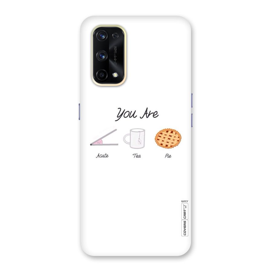 Acute Tea Pie Glass Back Case for Realme X7 Pro