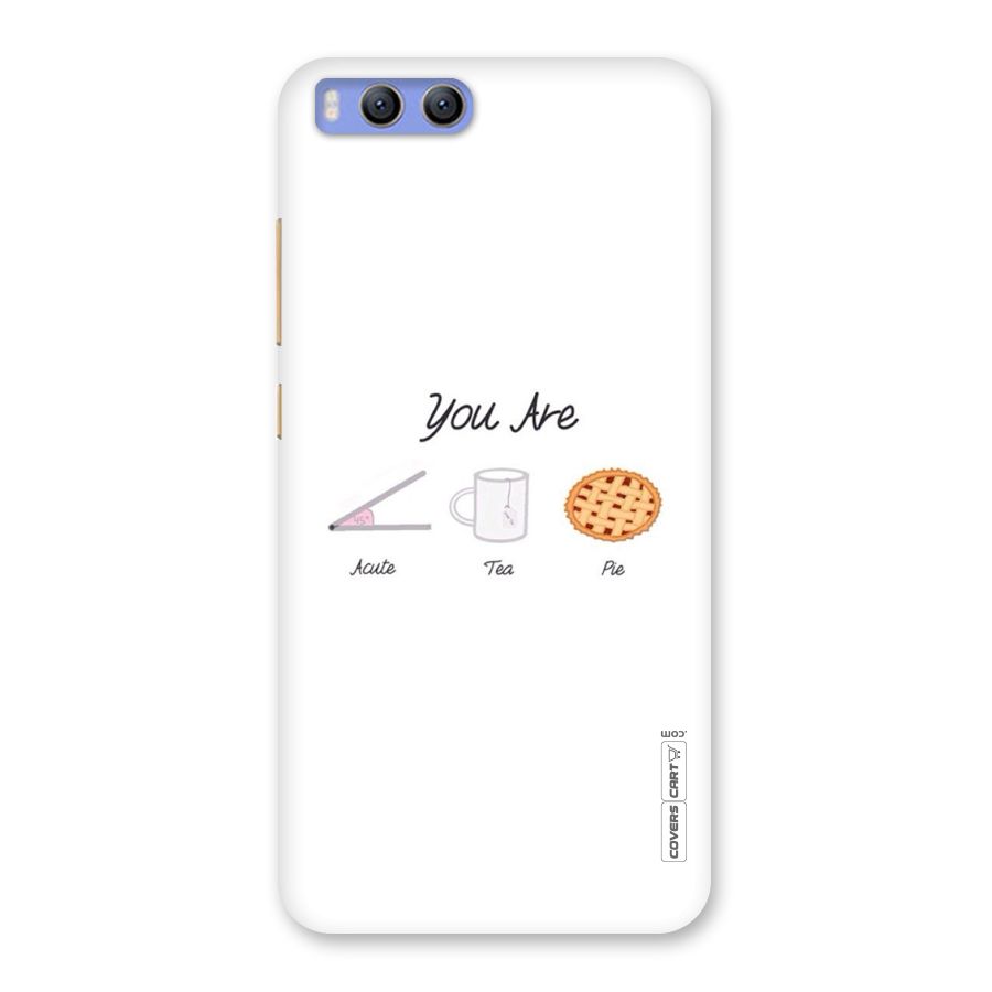 Acute Tea Pie Back Case for Xiaomi Mi 6