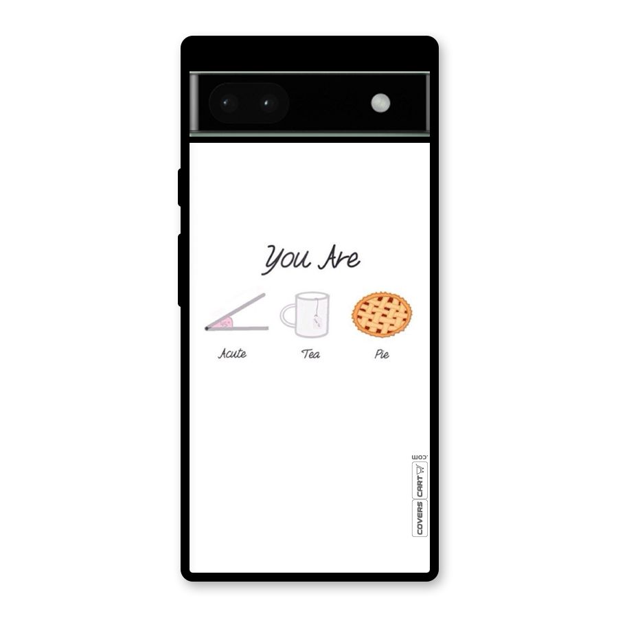 Acute Tea Pie Glass Back Case for Google Pixel 6a