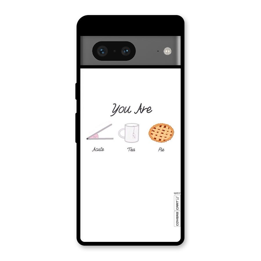 Acute Tea Pie Glass Back Case for Google Pixel 7