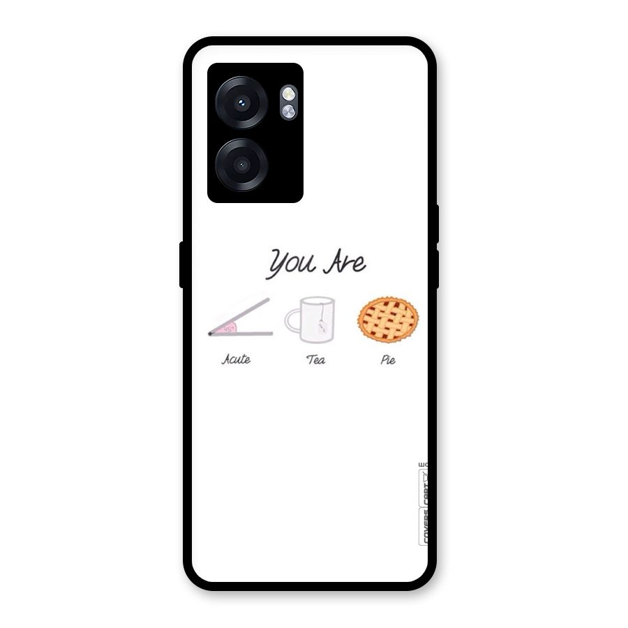 Acute Tea Pie Glass Back Case for Realme Narzo 50 5G