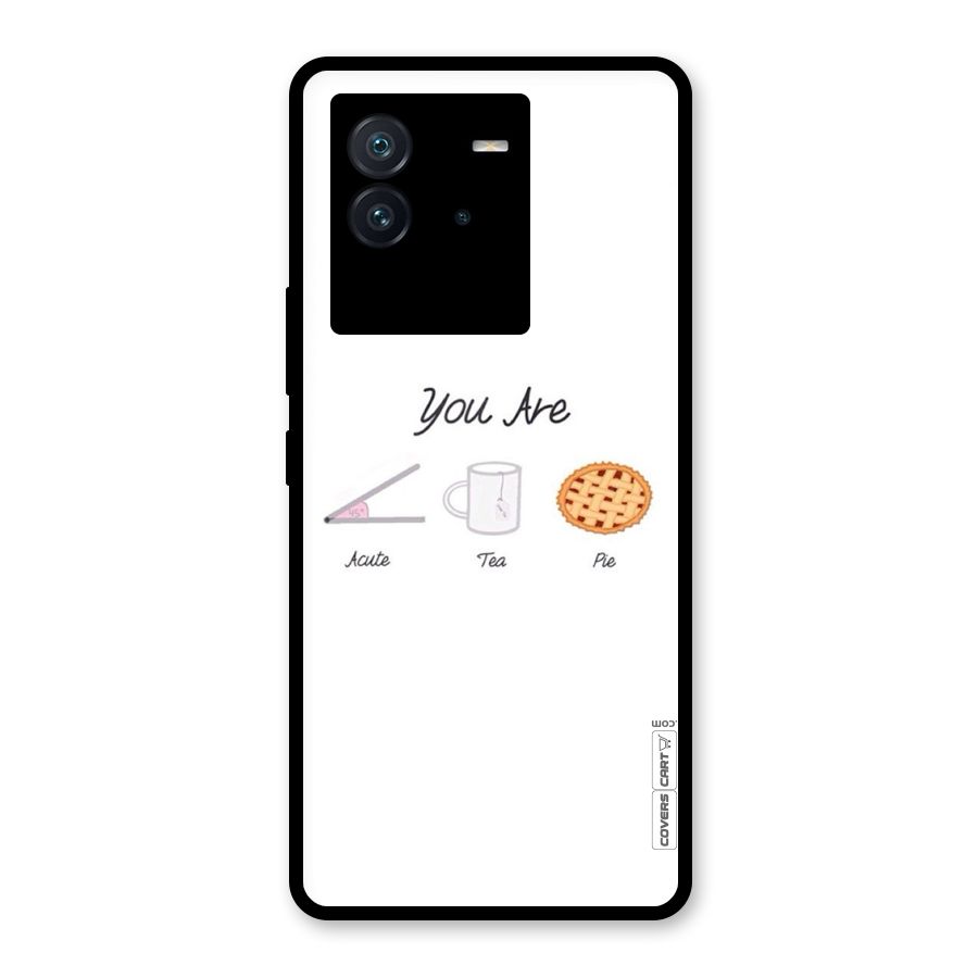 Acute Tea Pie Glass Back Case for Vivo iQOO Neo 6 5G