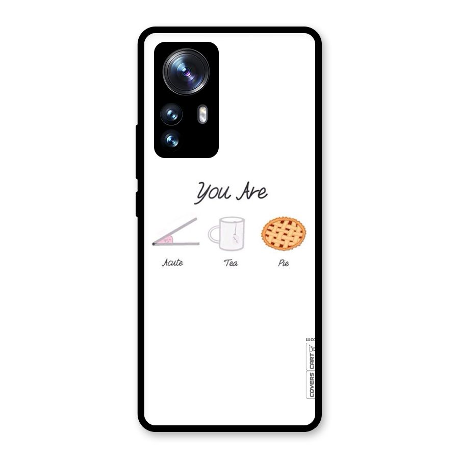 Acute Tea Pie Glass Back Case for Xiaomi 12 Pro