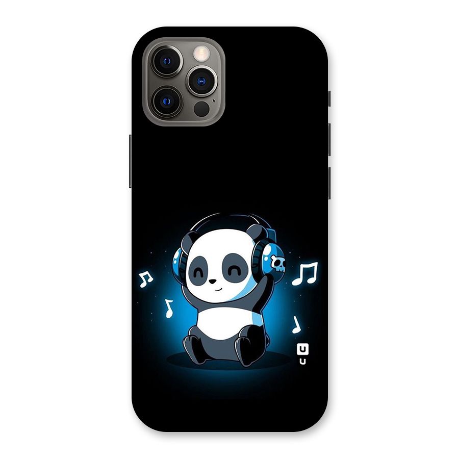 Adorable Panda Enjoying Music Back Case for iPhone 12 Pro