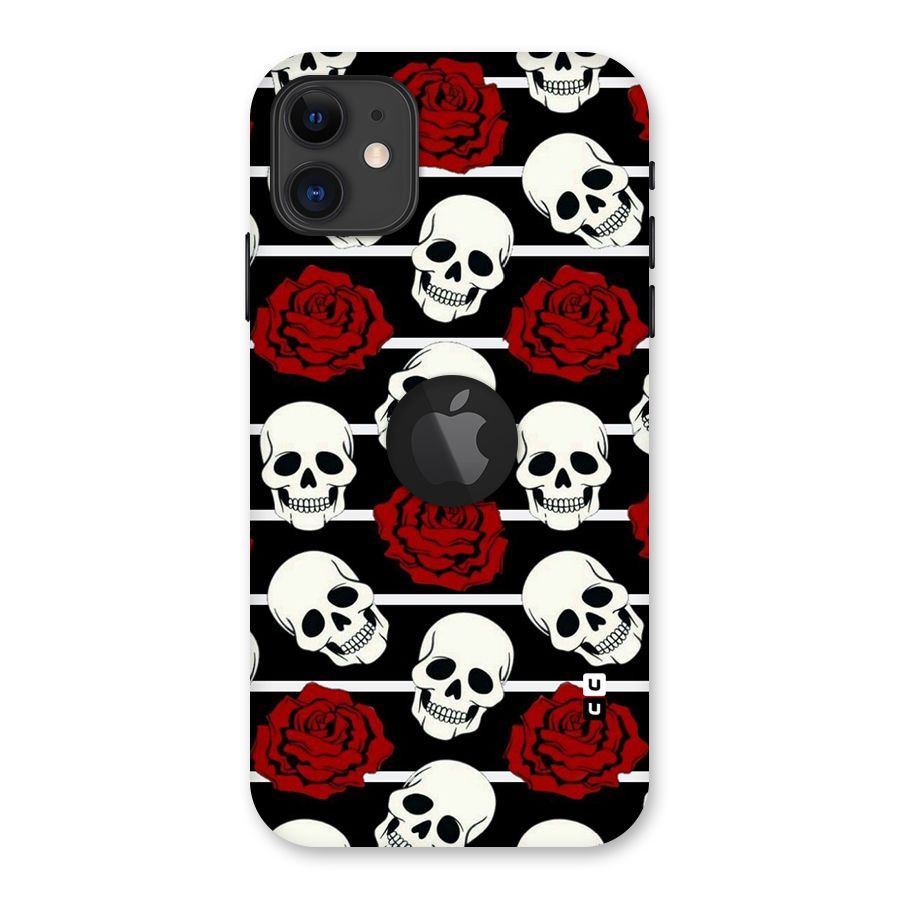 Adorable Skulls Back Case for iPhone 11 Logo Cut
