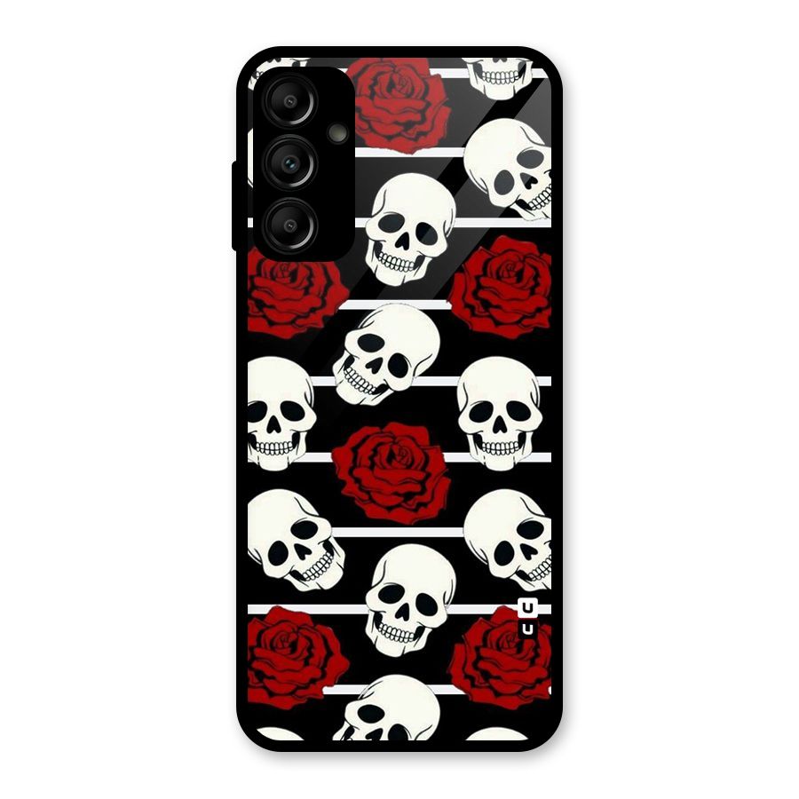 Adorable Skulls Glass Back Case for Galaxy A14 5G