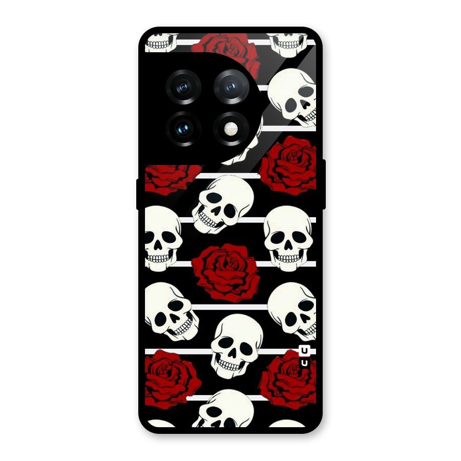 Adorable Skulls Glass Back Case for OnePlus 11