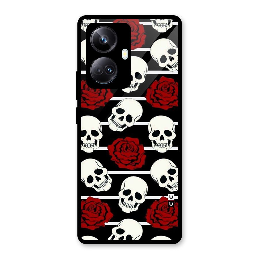 Adorable Skulls Glass Back Case for Realme 10 Pro Plus
