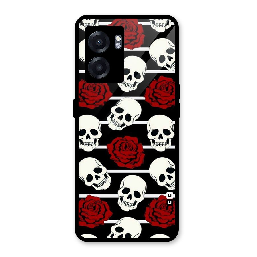 Adorable Skulls Glass Back Case for Realme Narzo 50 5G