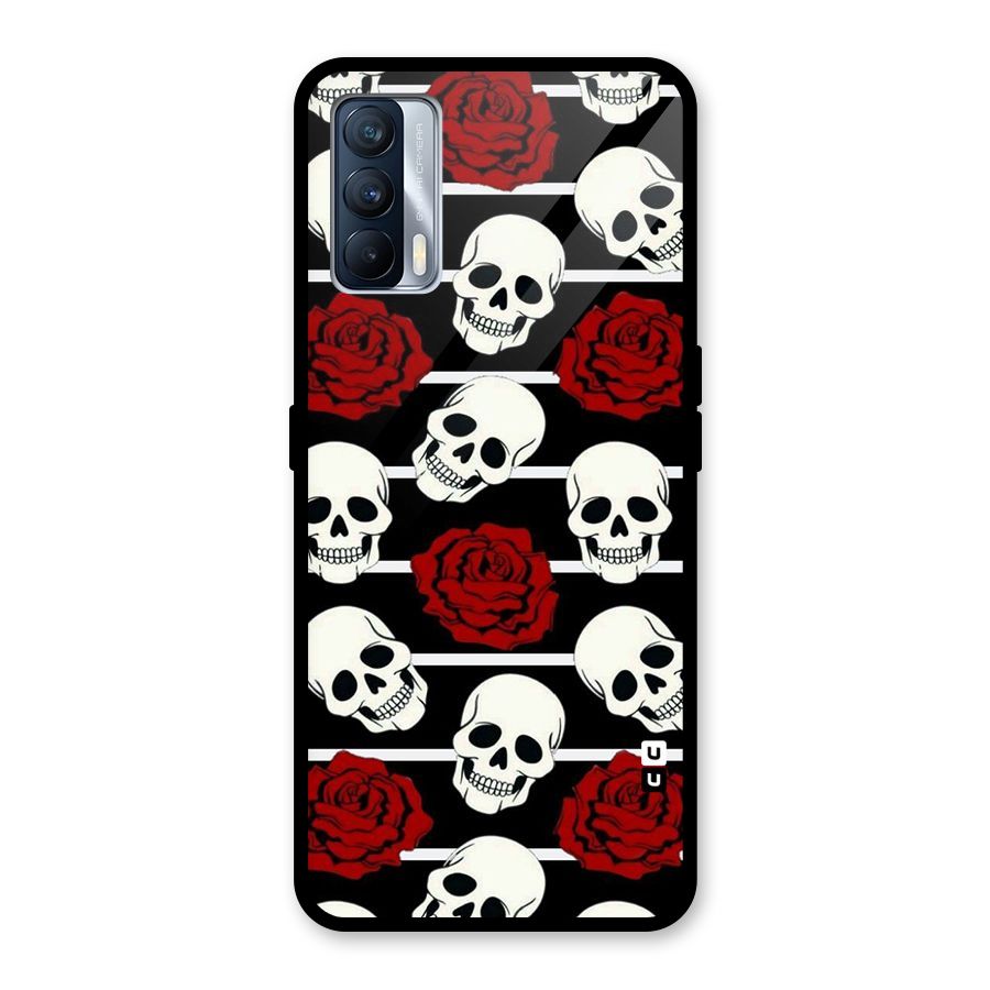 Adorable Skulls Glass Back Case for Realme X7