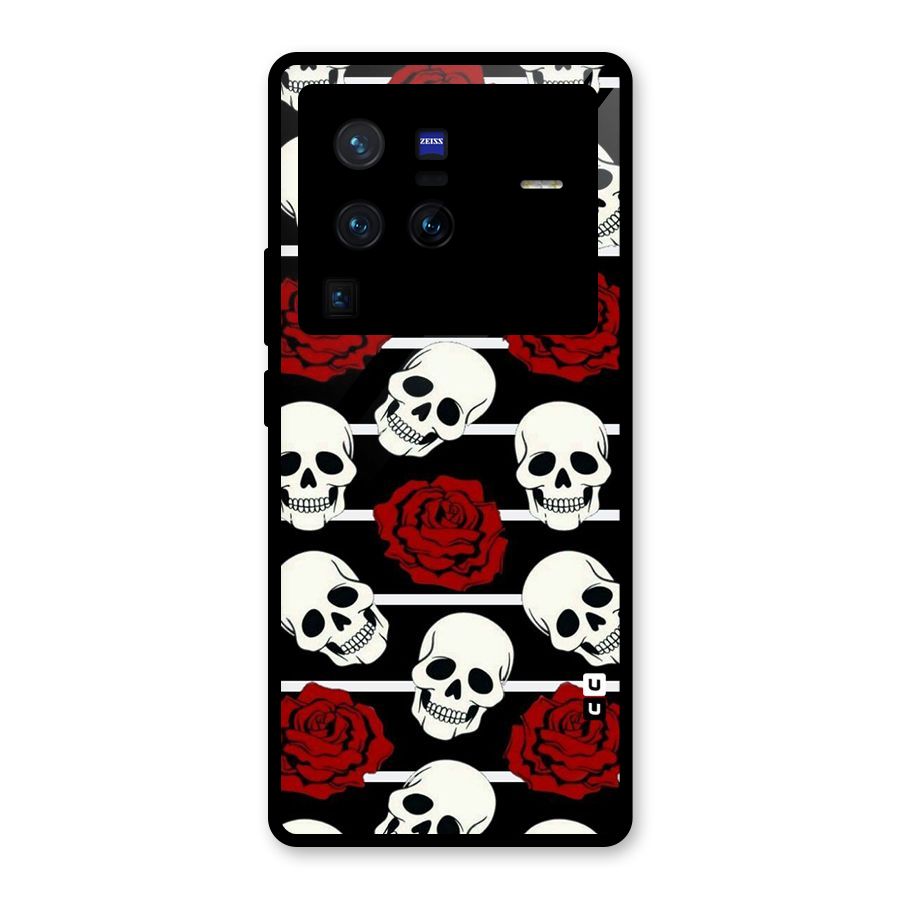 Adorable Skulls Glass Back Case for Vivo X80 Pro