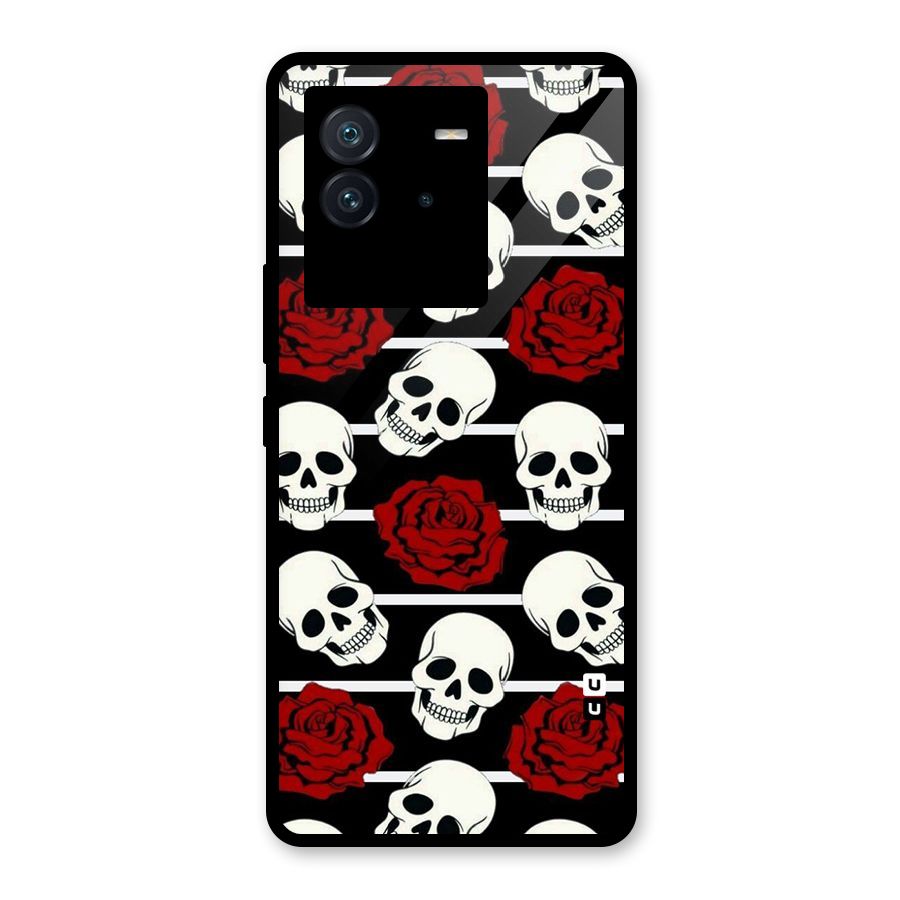 Adorable Skulls Glass Back Case for Vivo iQOO Neo 6 5G