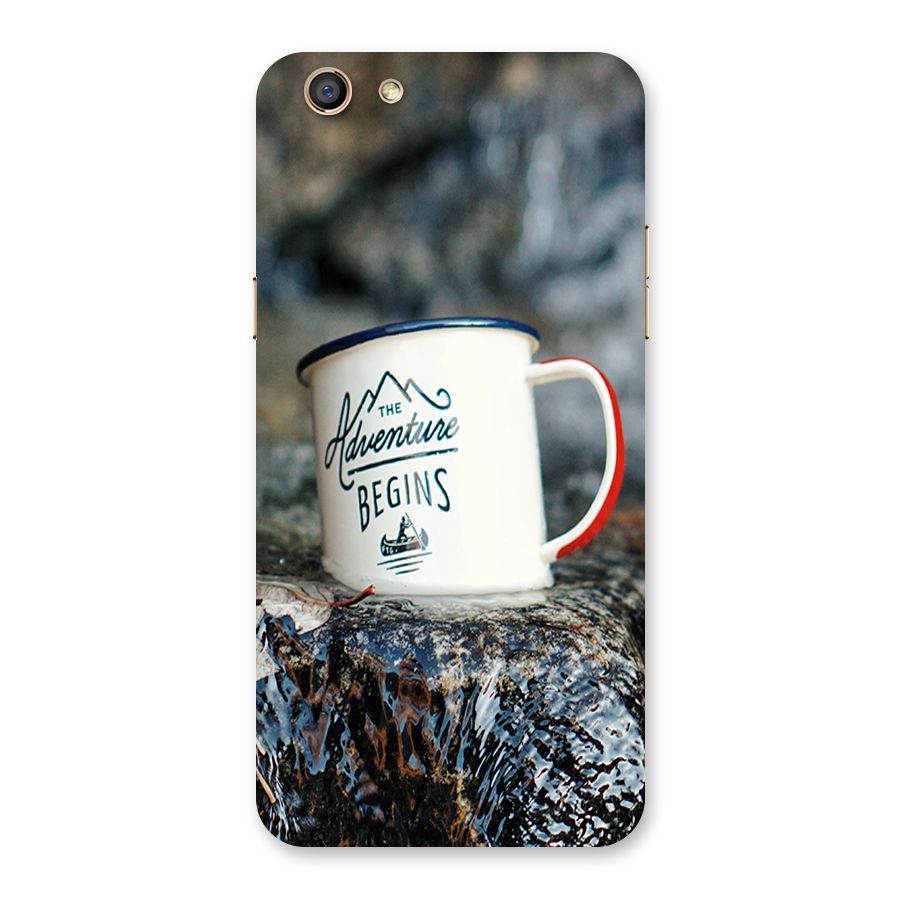 Adventure Begins Back Case for Oppo F3