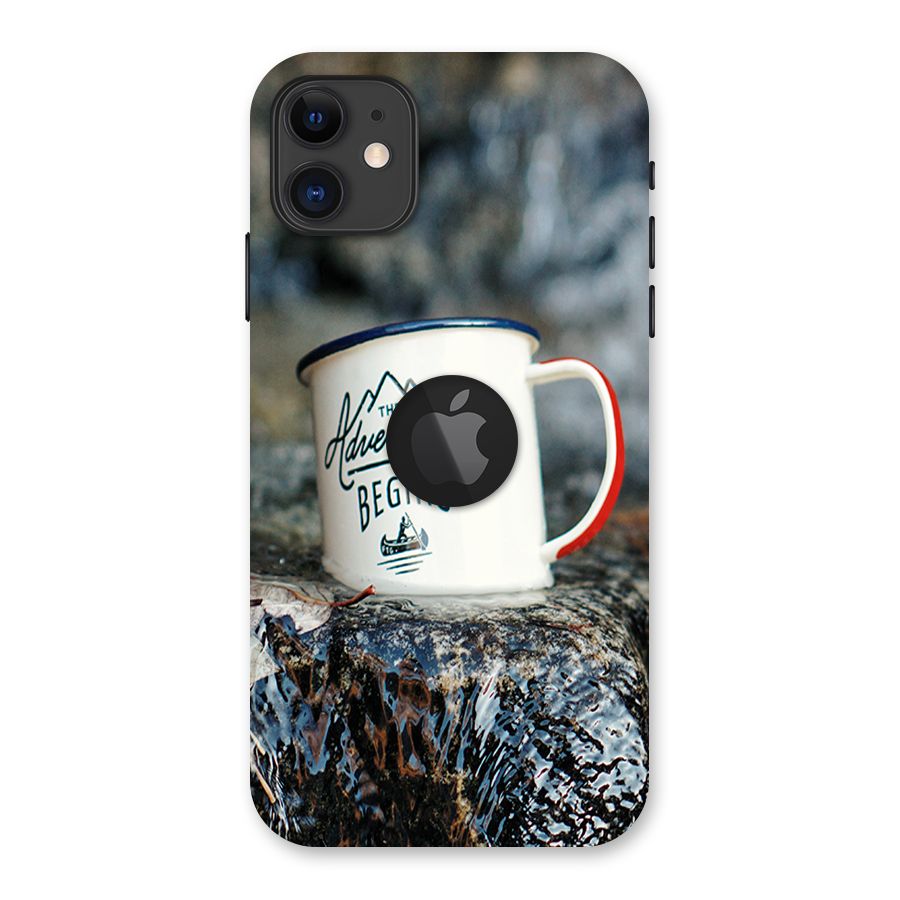 Adventure Begins Back Case for iPhone 11 Logo Cut