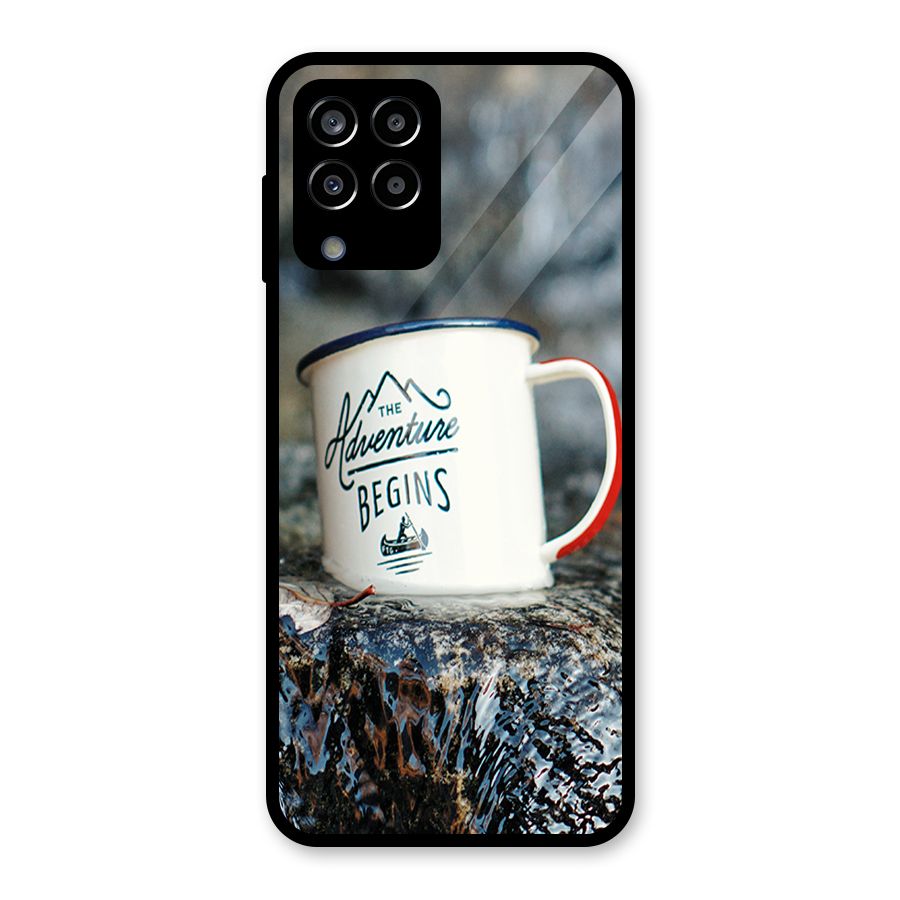 Adventure Begins Glass Back Case for Galaxy M33