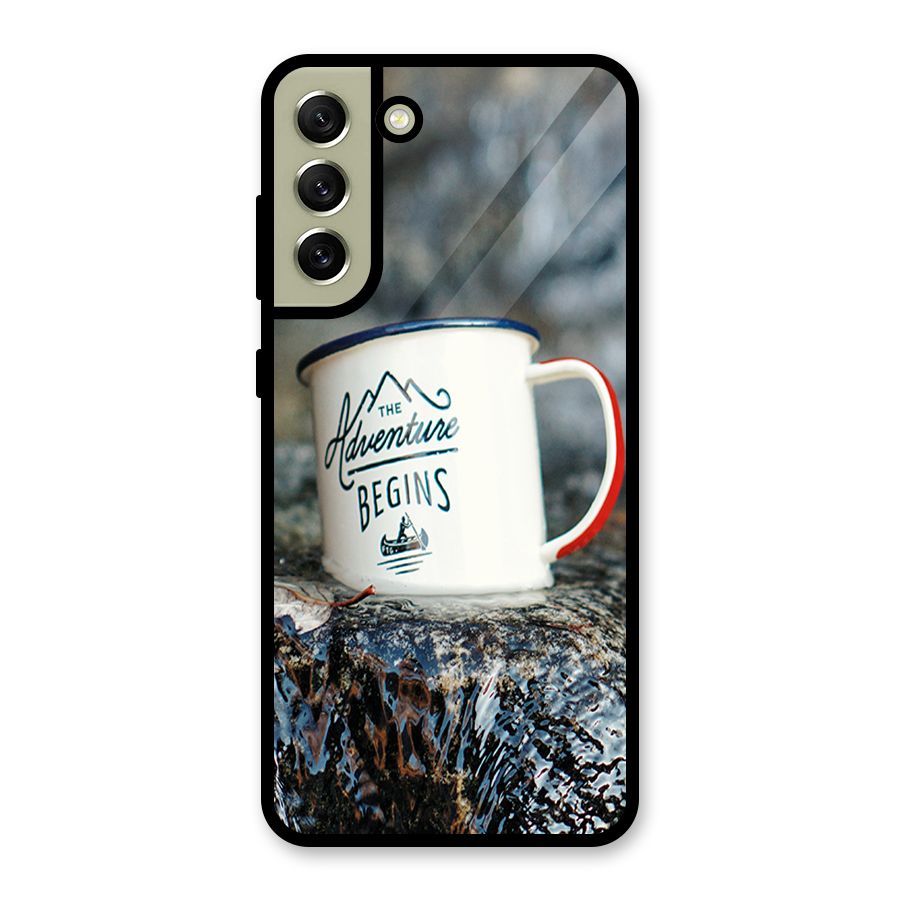 Adventure Begins Glass Back Case for Galaxy S21 FE 5G
