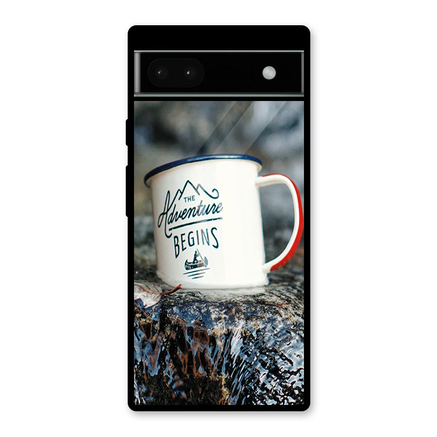 Adventure Begins Glass Back Case for Google Pixel 6a
