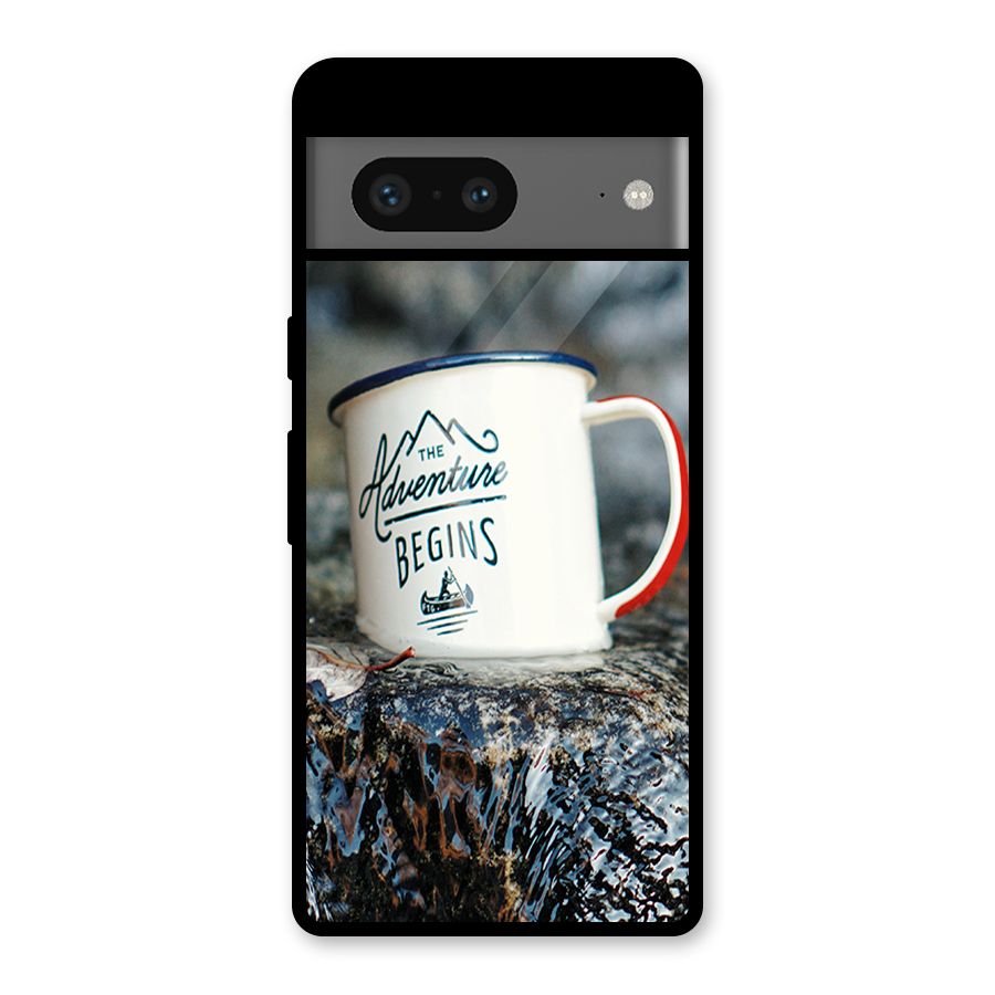 Adventure Begins Glass Back Case for Google Pixel 7