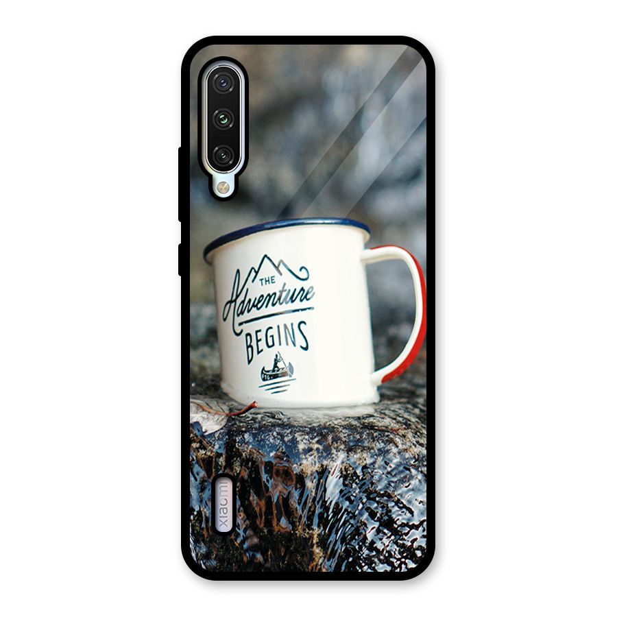 Adventure Begins Glass Back Case for Mi A3