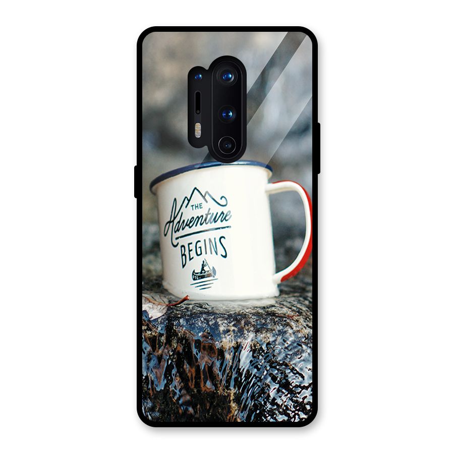 Adventure Begins Glass Back Case for OnePlus 8 Pro