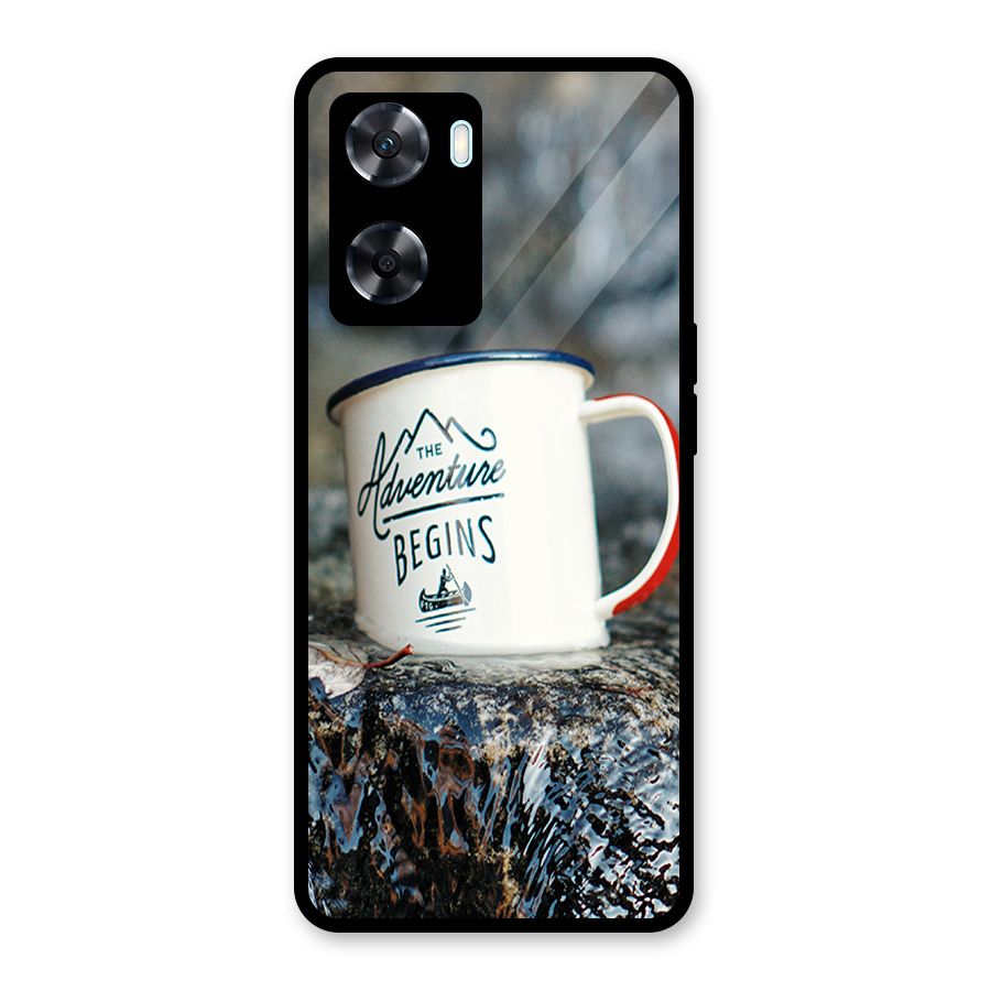 Adventure Begins Glass Back Case for Oppo A77