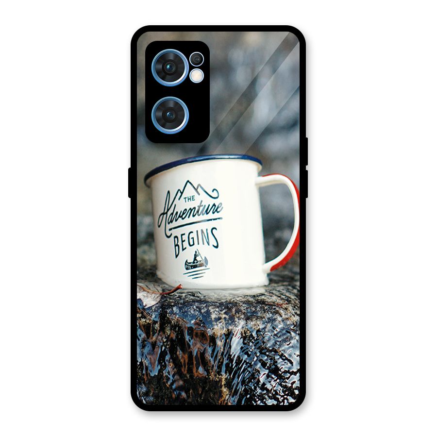 Adventure Begins Glass Back Case for Oppo Reno7 5G
